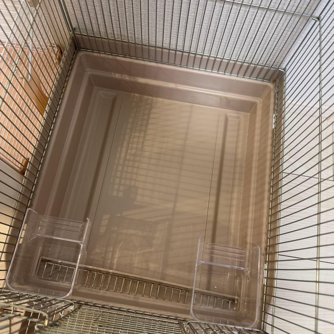 HOEI 鳥かご 35手のり ケージ(くすみピンク) ミニマルキャリーS