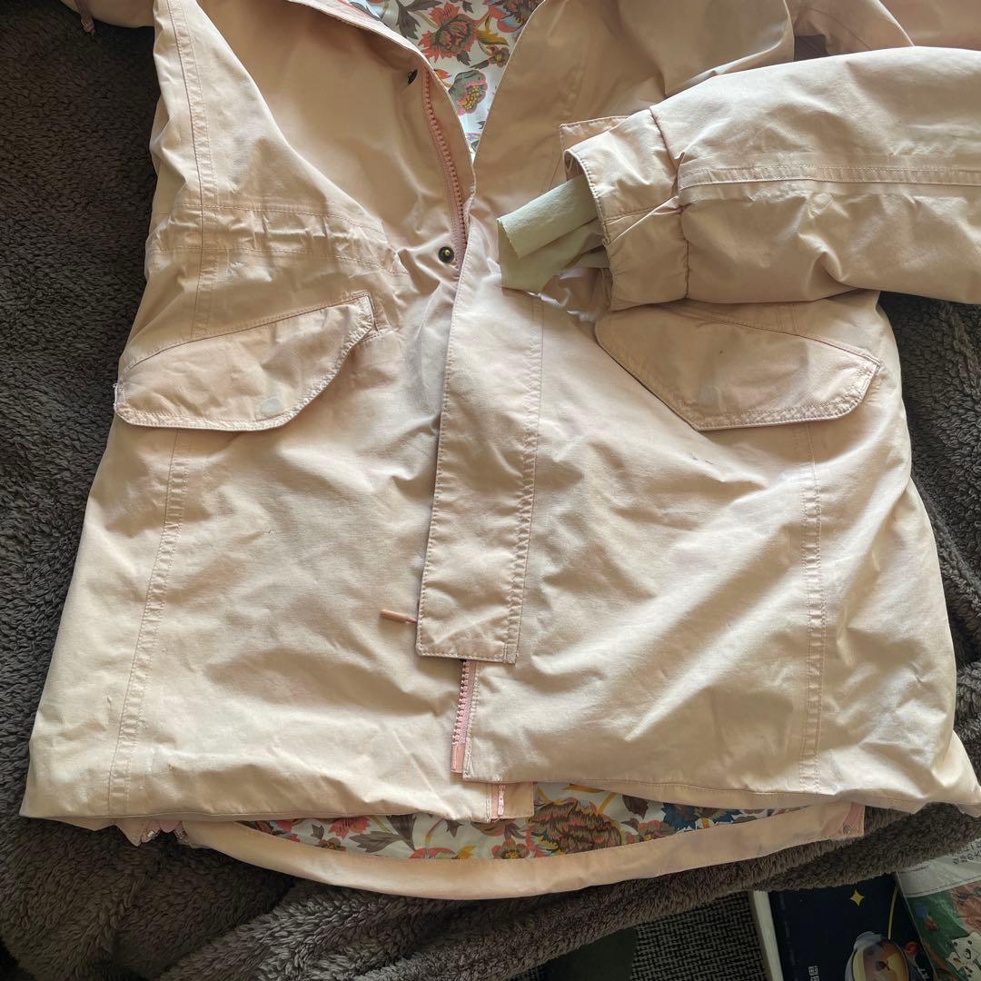 BURTON goretex フード付きピンクロングジャケット