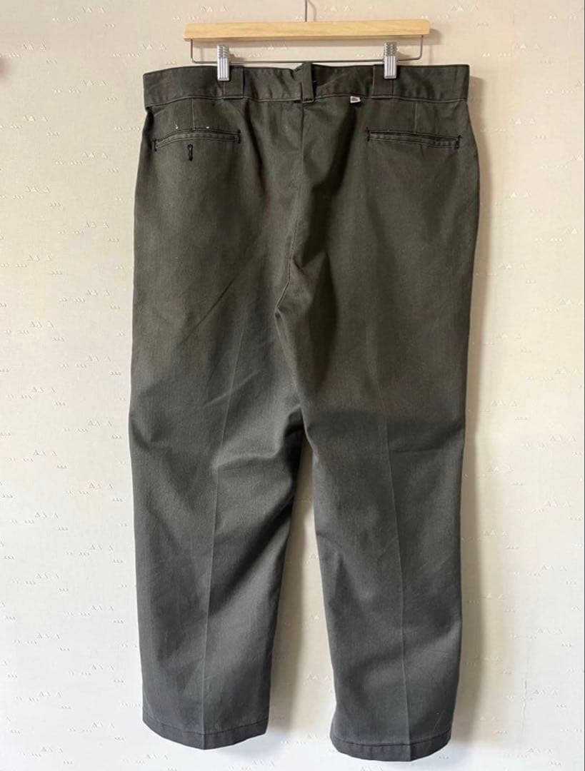 レアカラー USA製 古着 80's ディッキーズ チビタグ ワークパンツ