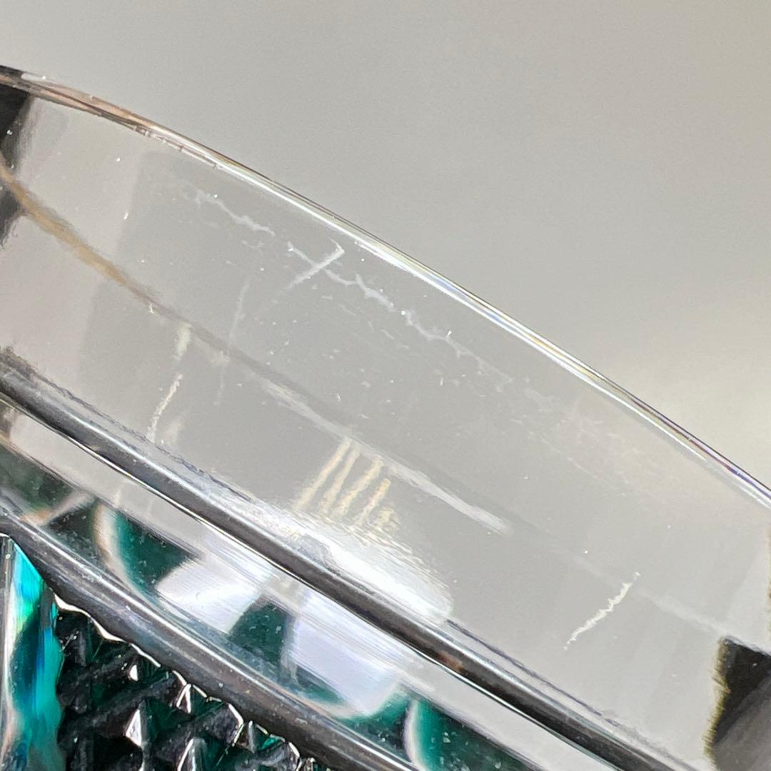 島津磯斉　薩摩切子オールドファッションタンブラー　共箱　東Y7-1203☆1F