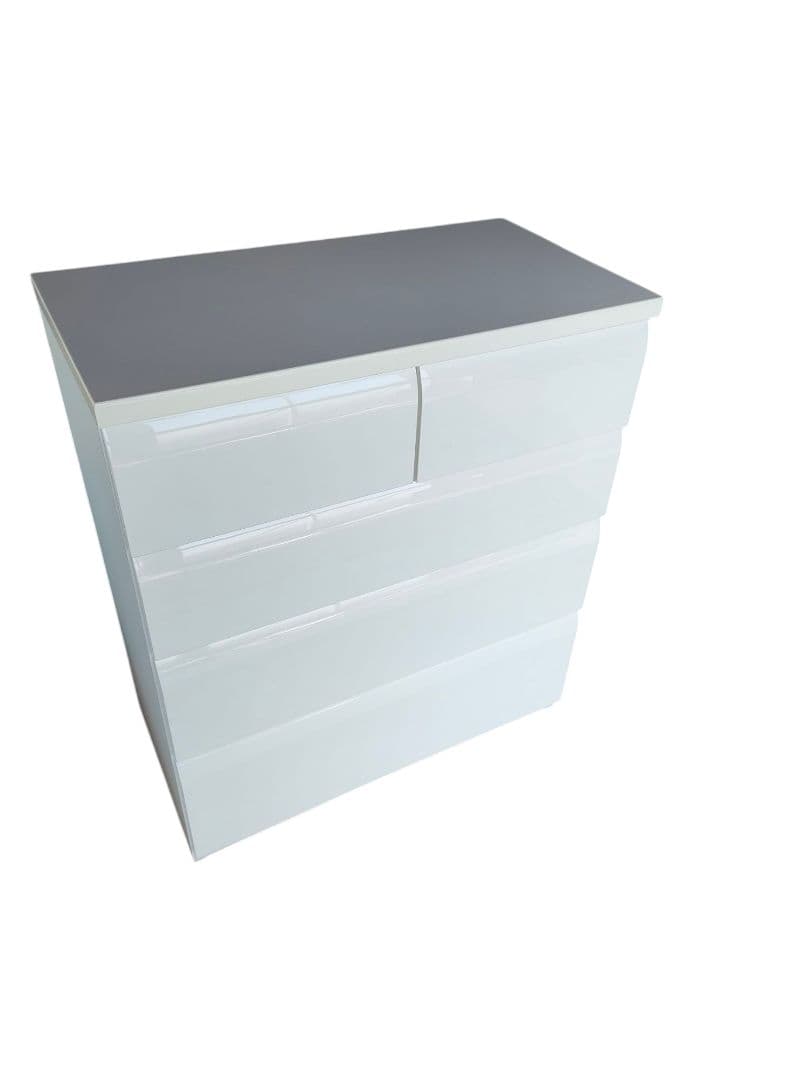 ニトリ　4段　ローチェスト　WISH3 80-4LC-WH