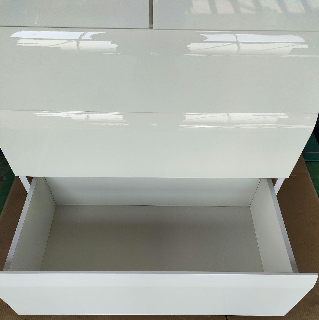 ニトリ　4段　ローチェスト　WISH3 80-4LC-WH