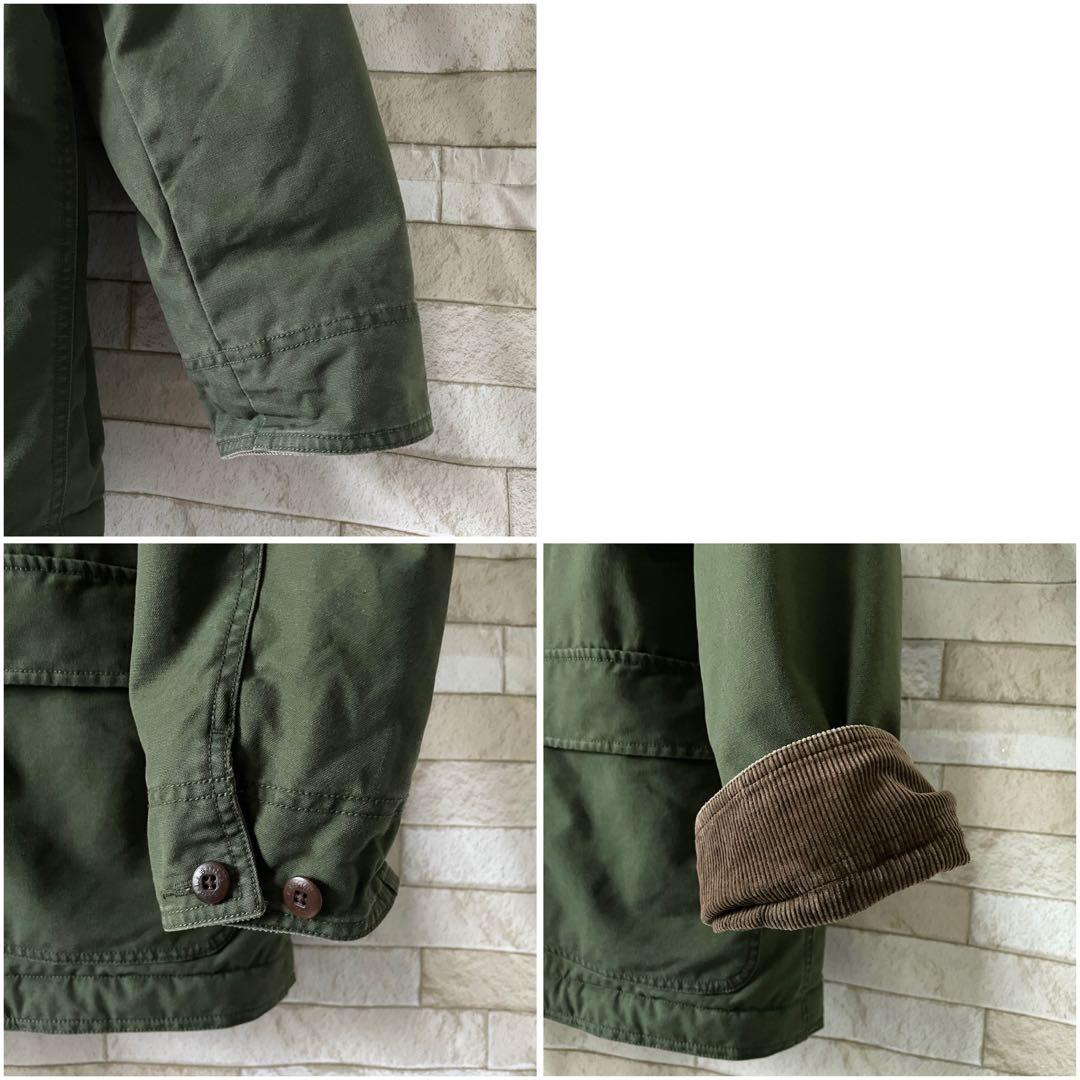 エルエルビーン フィールドコート ハンティングジャケット 裏ボア グリーン L