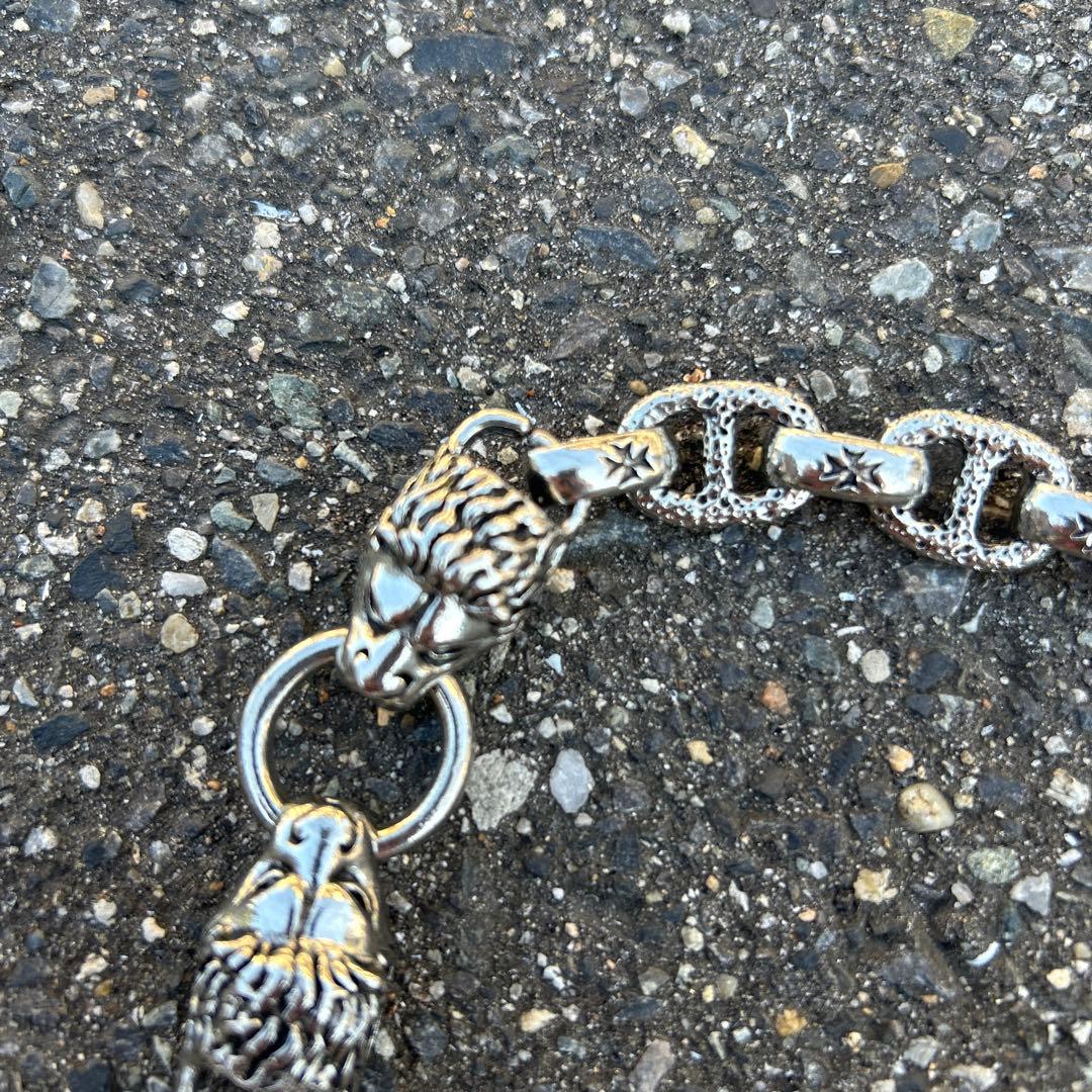 ライオンヘッド ウォレットチェーン