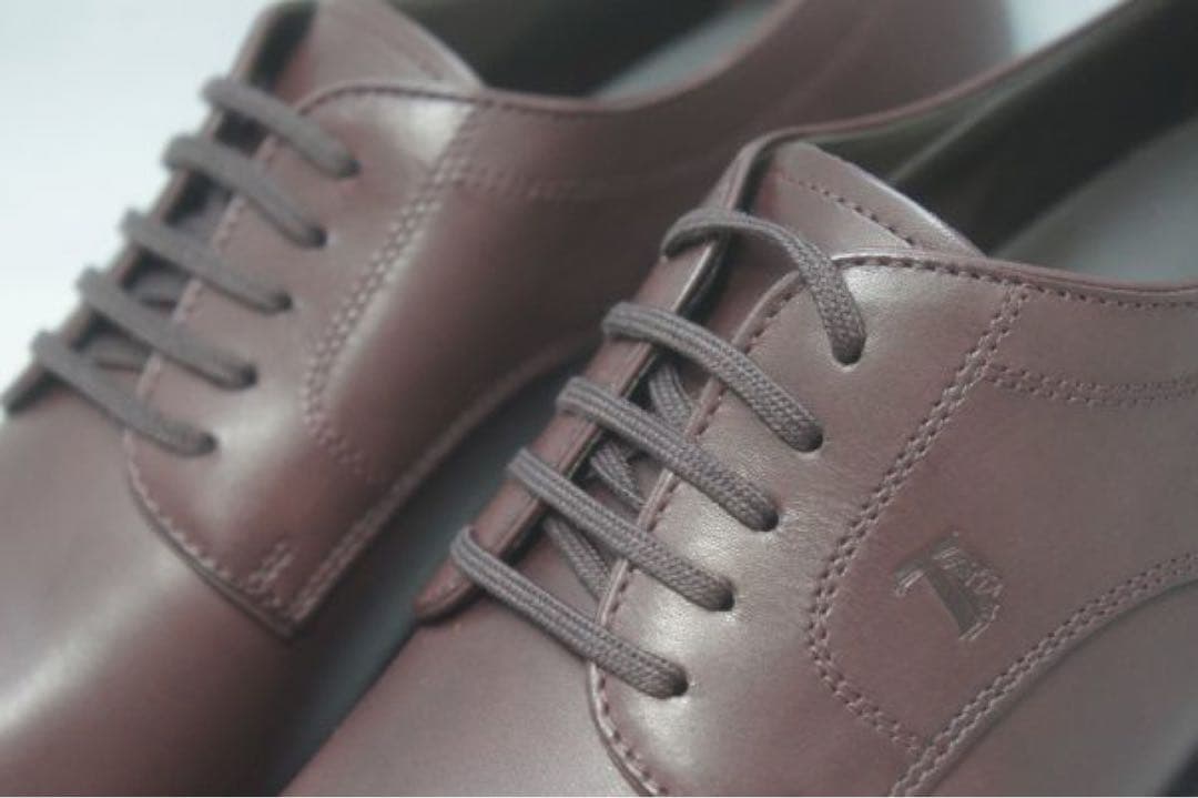 伊製 TOD'S トッズ 新品 ゴンミーニ プレーントゥ 8サイズ ボルドー