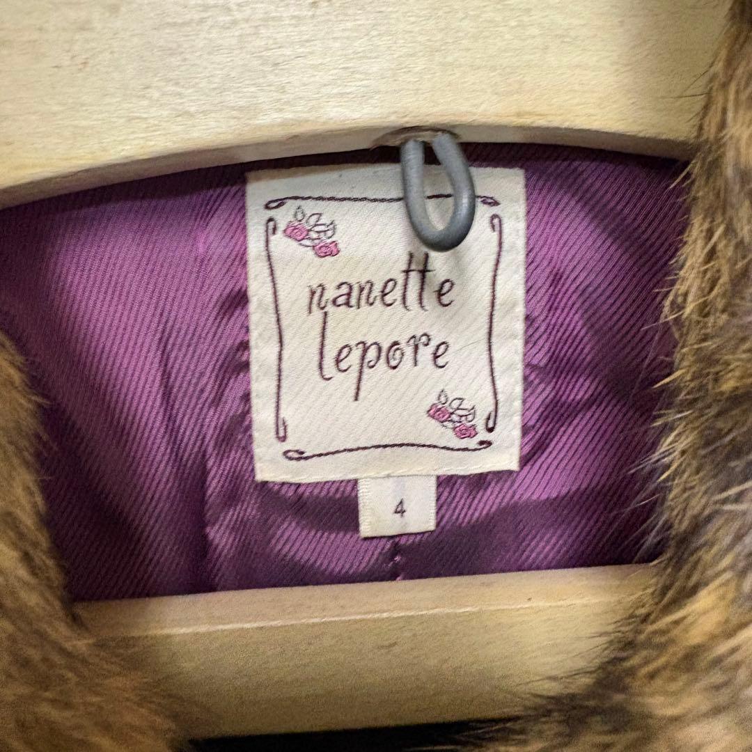 nanette lepore ナネットレポー ラビットファージャケット 毛皮