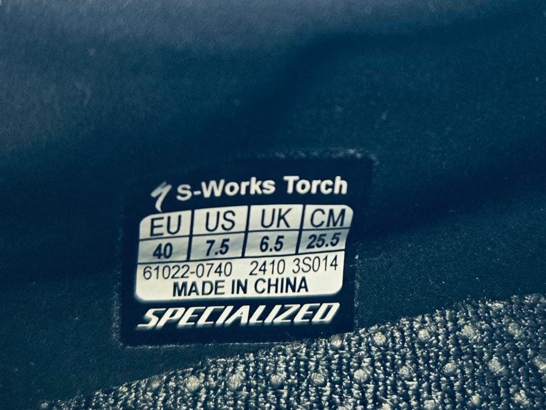 スペシャライズド エスワークス S-WORKS TORCH 白 EU40