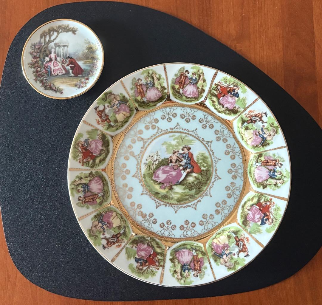 【専用】JKWドイツ製 大皿 ＆ LIMOGES 豆皿 ＋2枚セット 計4枚