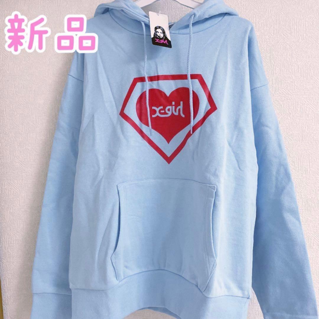 【新品タグ付き】X-girl＊パーカー＊フーディー