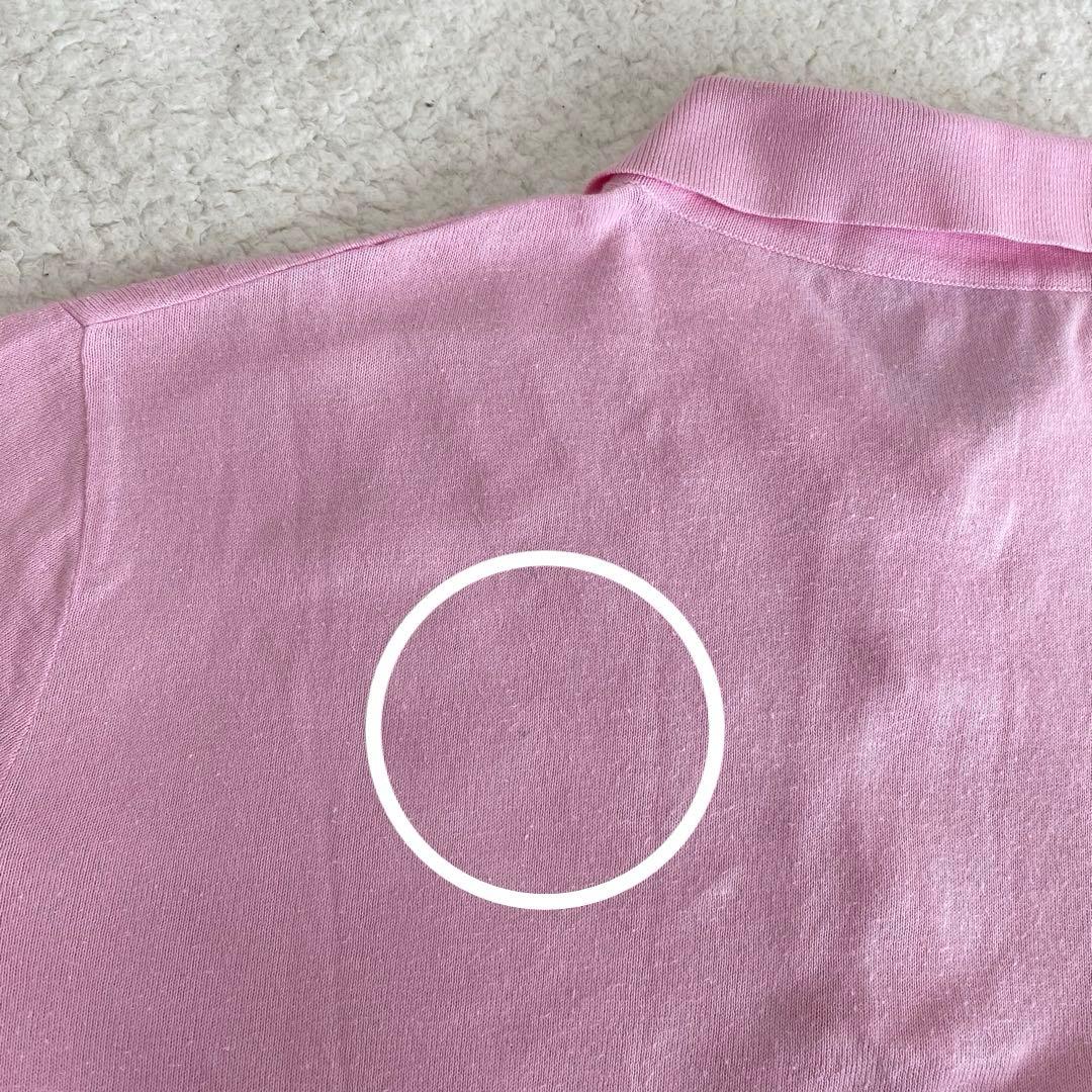 【CHANEL BOUTIQUE シャネル】ピンク　ポロシャツ　半袖　ビンテージ