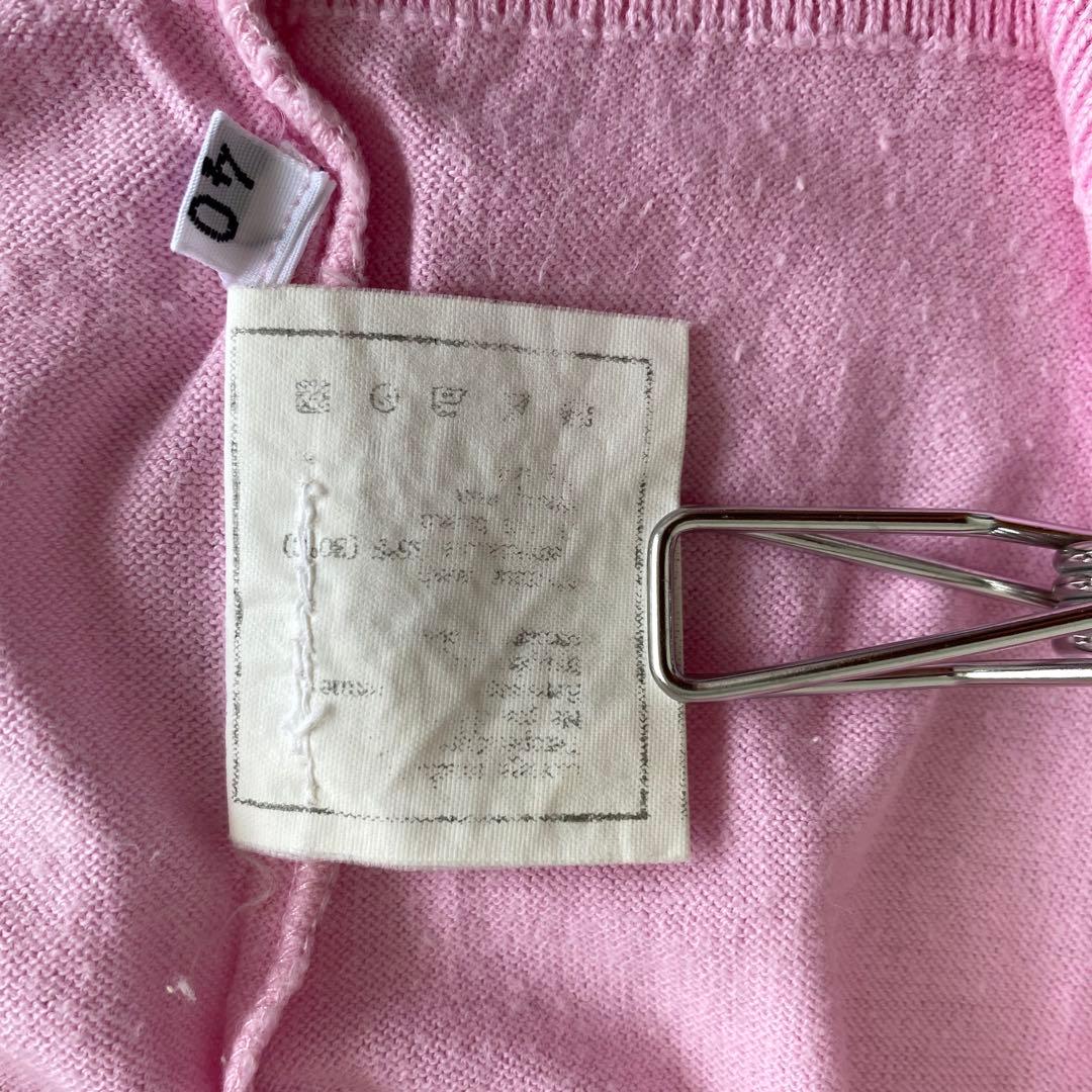 【CHANEL BOUTIQUE シャネル】ピンク　ポロシャツ　半袖　ビンテージ