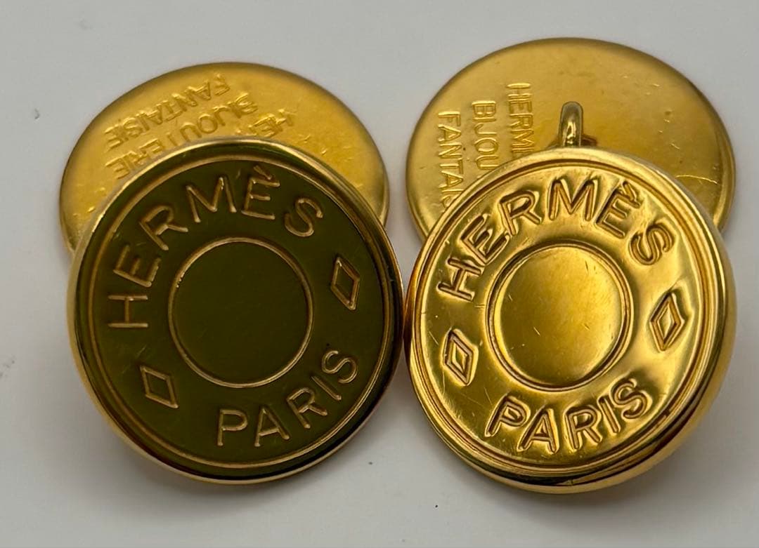 HERMES エルメス セリエ カフリボタン ゴールド 箱付き