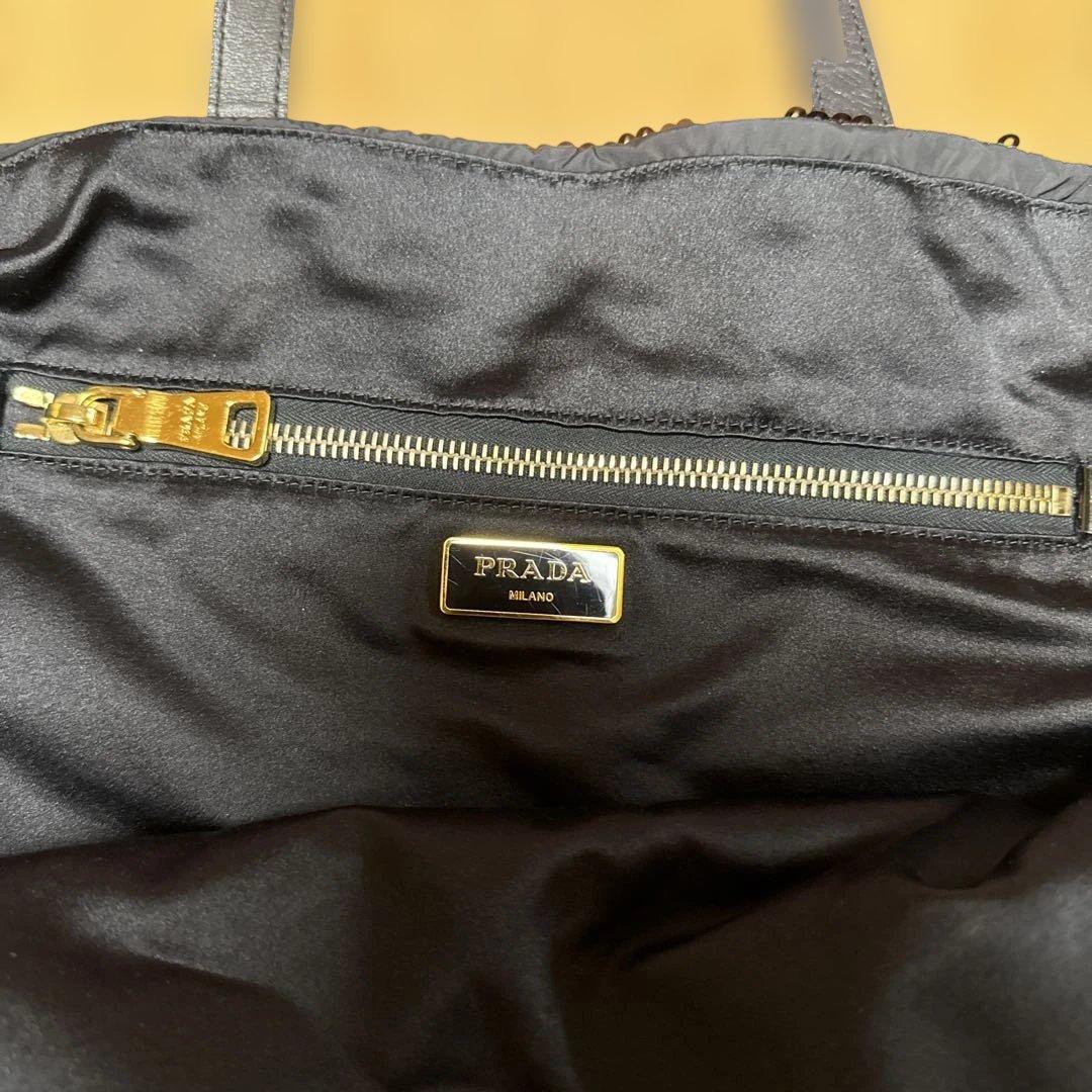P*e様 プラダ スパンコール PRADA トートバッグ