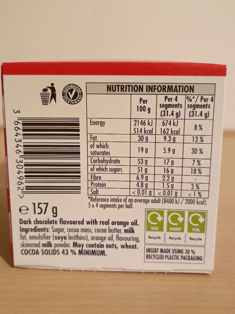 テリーズ オレンジチョコレート ダーク12個 カルディ