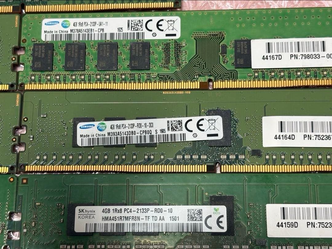 メモリー　DDR4 2133P 4GB 7枚セット
