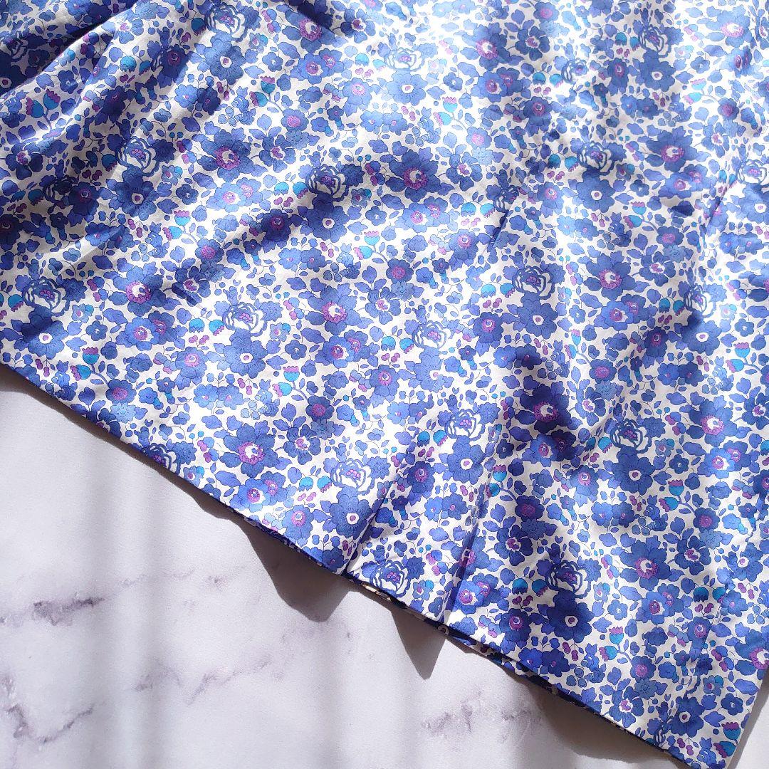 23SS ラ プレスティックウィストン テーラードジャケット 花柄 青 0 S