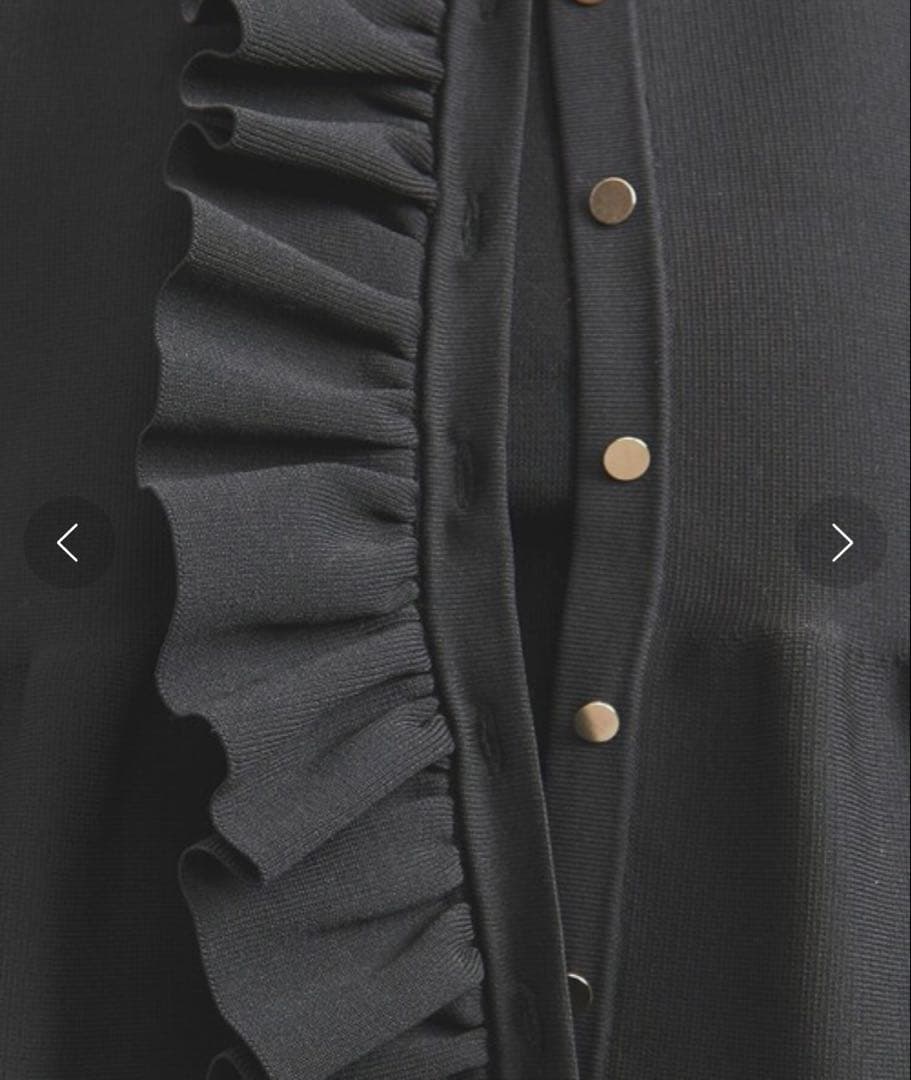 UNITED ARROWS フリルニットベスト　卒入学