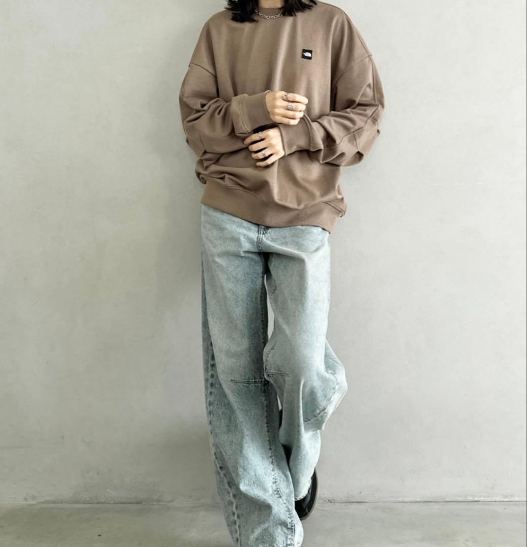 即納 新品 THE NORTH FACE ルーズフィット スウェット XL