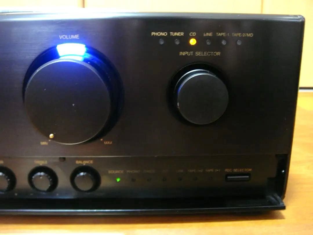 整備済 希少ONKYOオンキョー INTEC275アンプ A-911M黒 取説付