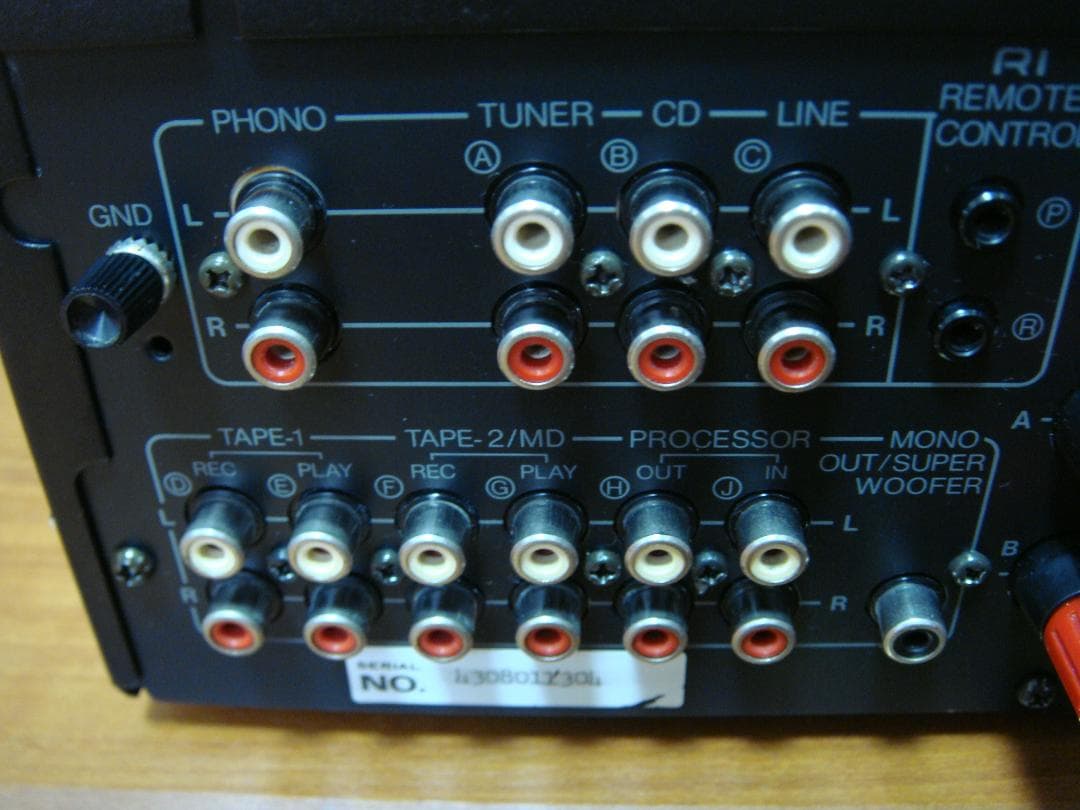 整備済 希少ONKYOオンキョー INTEC275アンプ A-911M黒 取説付