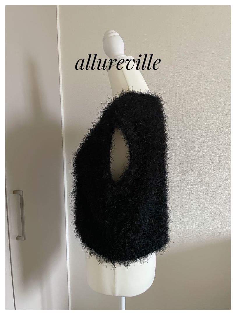 【美品】allureville ブラック ファーベスト
