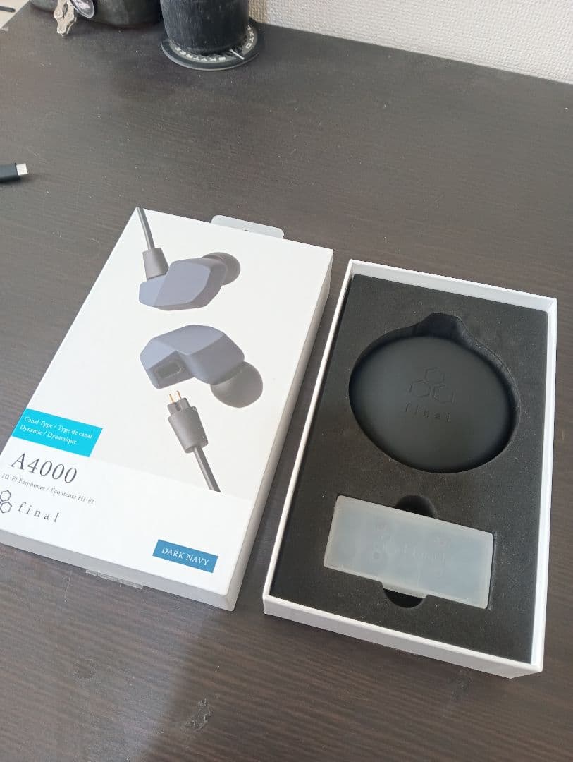 final A4000 有線イヤホン ダークネイビー