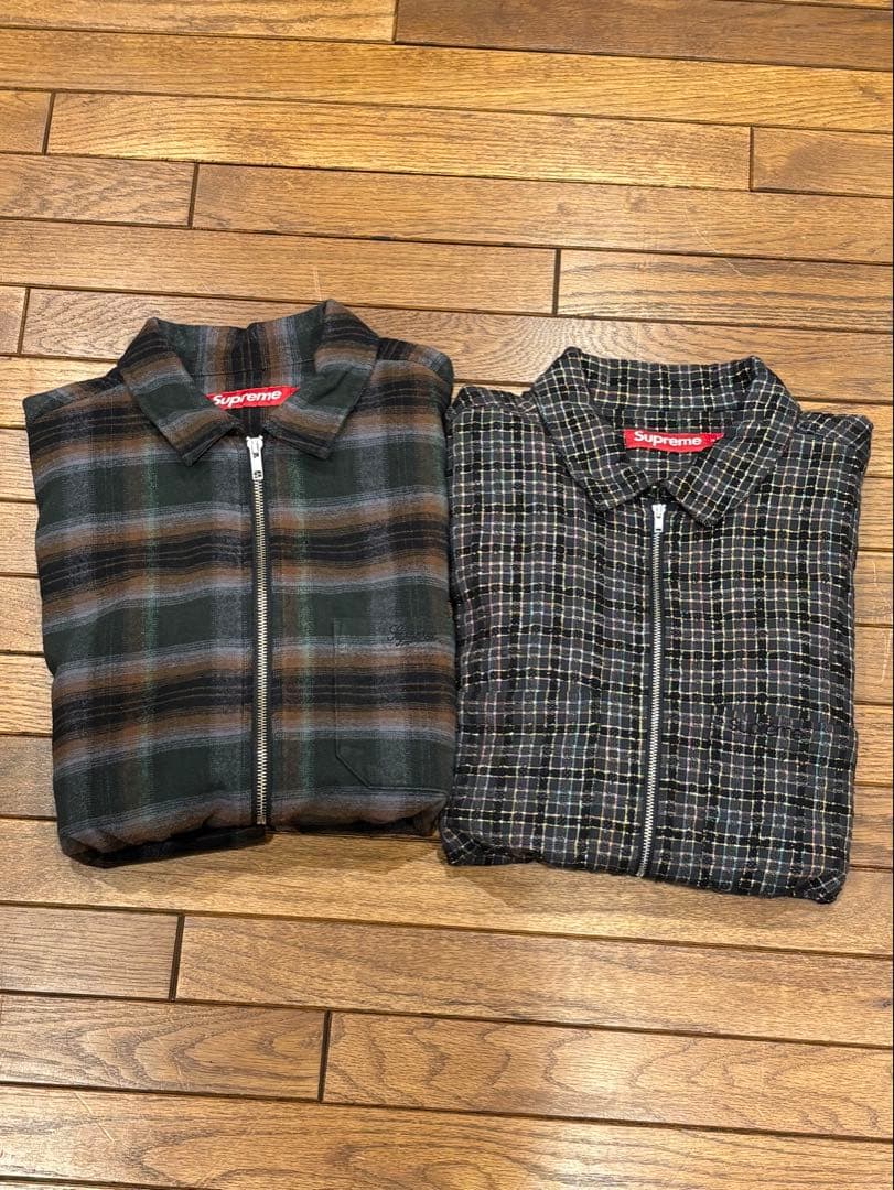Supreme Zip Up Shirt Mサイズ セット売り