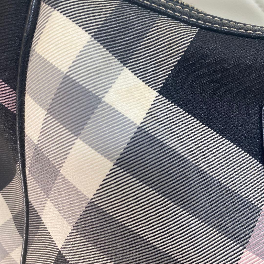 バーバリー ブルーレーベル　ワンショルダー　ノバチェック　2way ホースロゴ