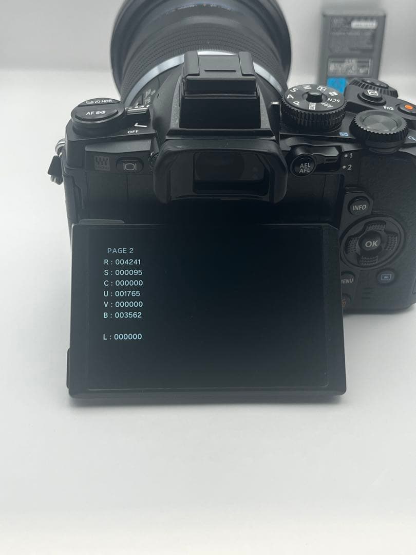 OLYMPUS OM-D EM-1 ボディ シャッター回数4241回