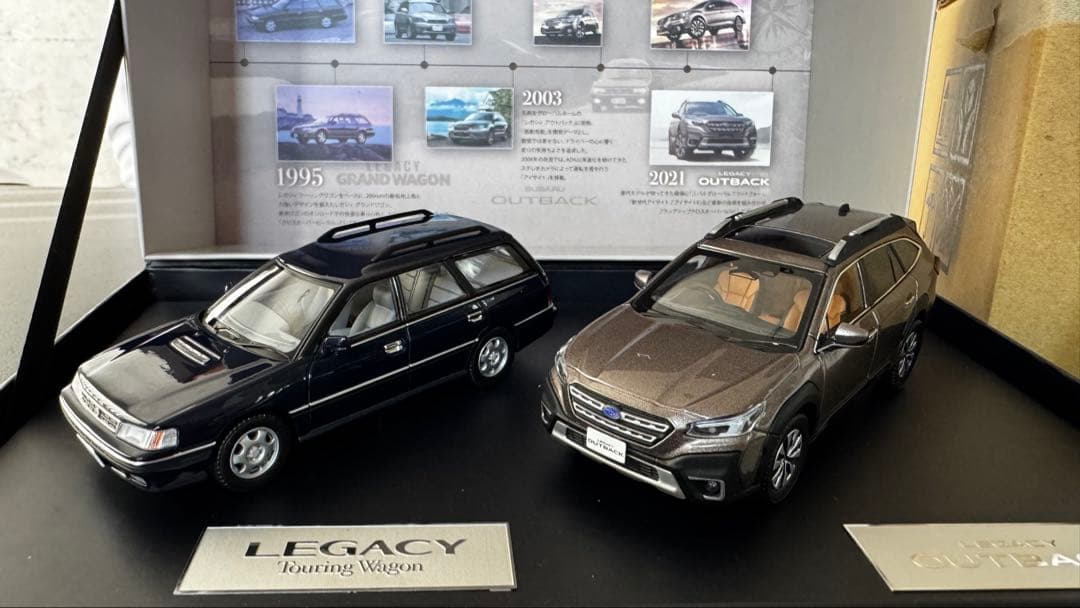 レガシィ アウトバック　SUBARUオリジナルダイキャストミニカー