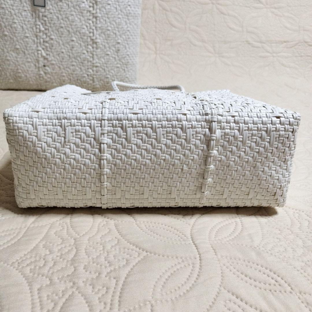 Letra メルカドバッグ 白 Mサイズ　マルシェバッグ＆ミニバッグ