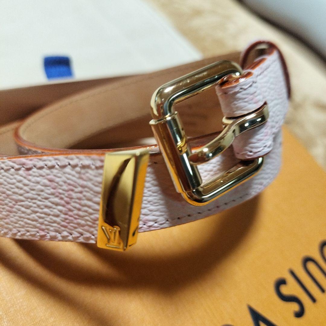 LOUIS VUITTON サンチュール モノグラムチェリーブロッサム ベルト