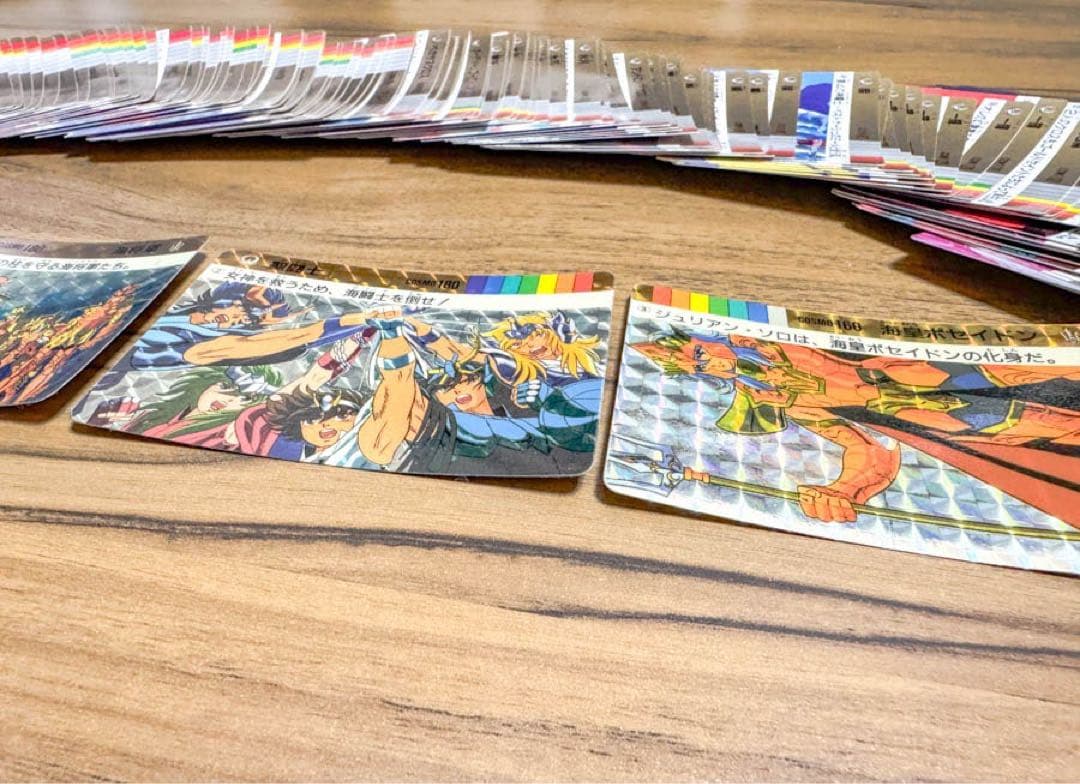 ★初期物本弾激レア★聖闘士星矢カードダス本弾第3弾当時物39種類117枚箱付き