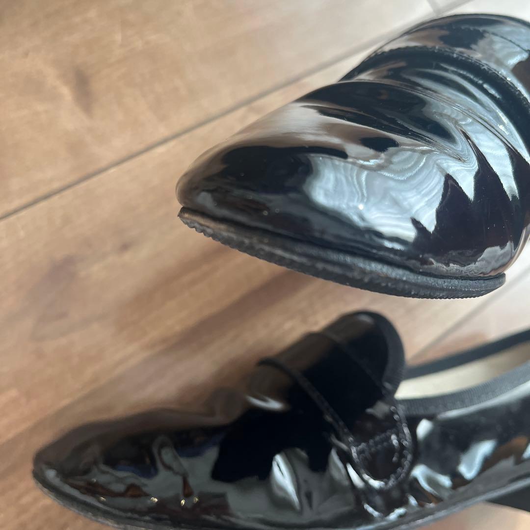 Repetto ブラック ローファーマイケル 38