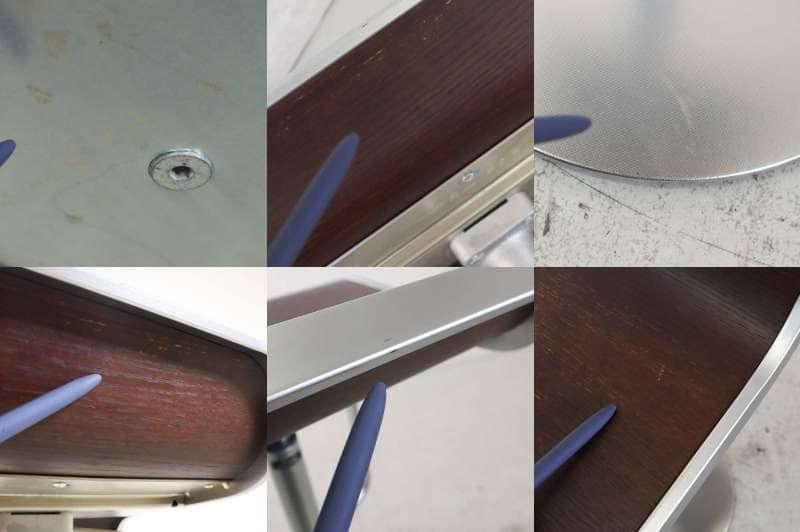 はなこ様6の5ラパルマ レム ハイスツール オーク突板 ブラウン 昇降回転