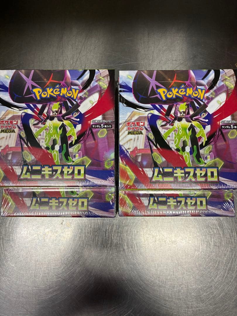 ポケモンカードゲーム ムニキスゼロ シュリンク付き4box