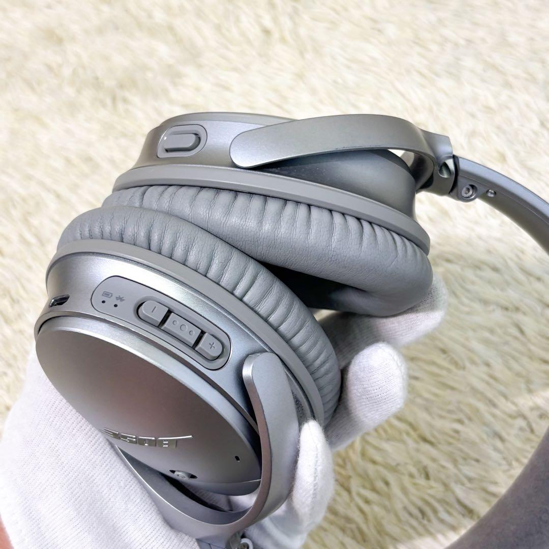 【希少】BOSE クワイエットコンフォート 35 Ⅱ ヘッドフォン シルバー