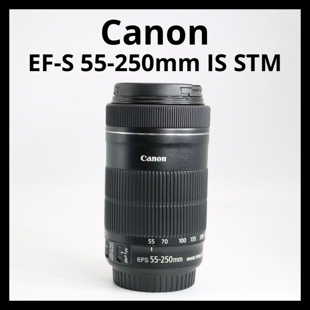 美品 【Canon EF-S 55-250mm IS STM】 望遠レンズ