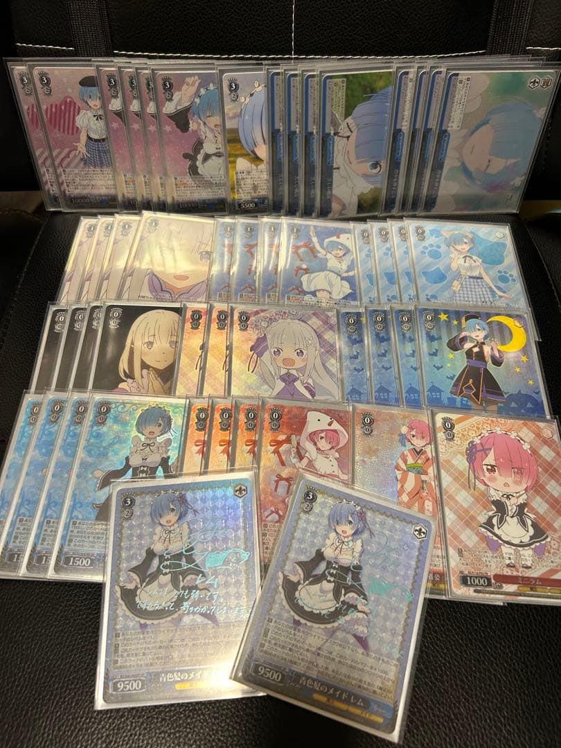 ヴァイスシュヴァルツ　リゼロ　フルホイル　デッキ