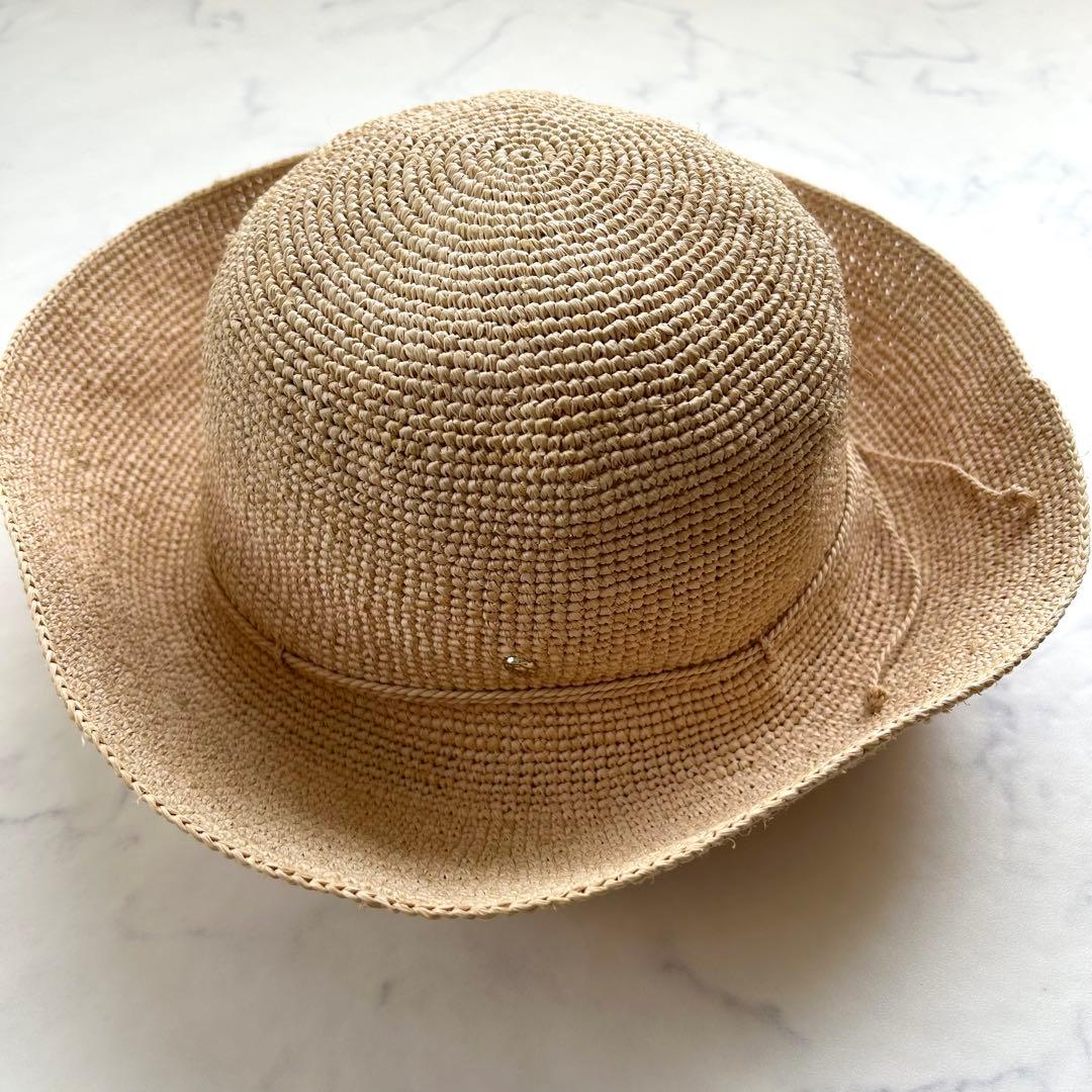 【極美品】ヘレンカミンスキー プロヴァンス10 麦わら帽子 ナチュラル ラフィア