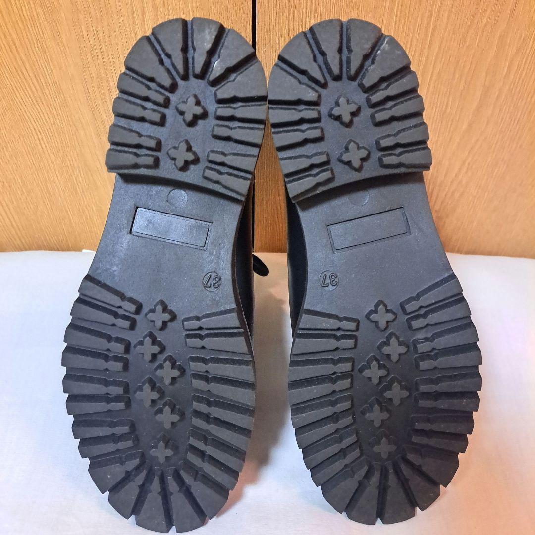 ENESS ブラック チロリアンシューズ　37