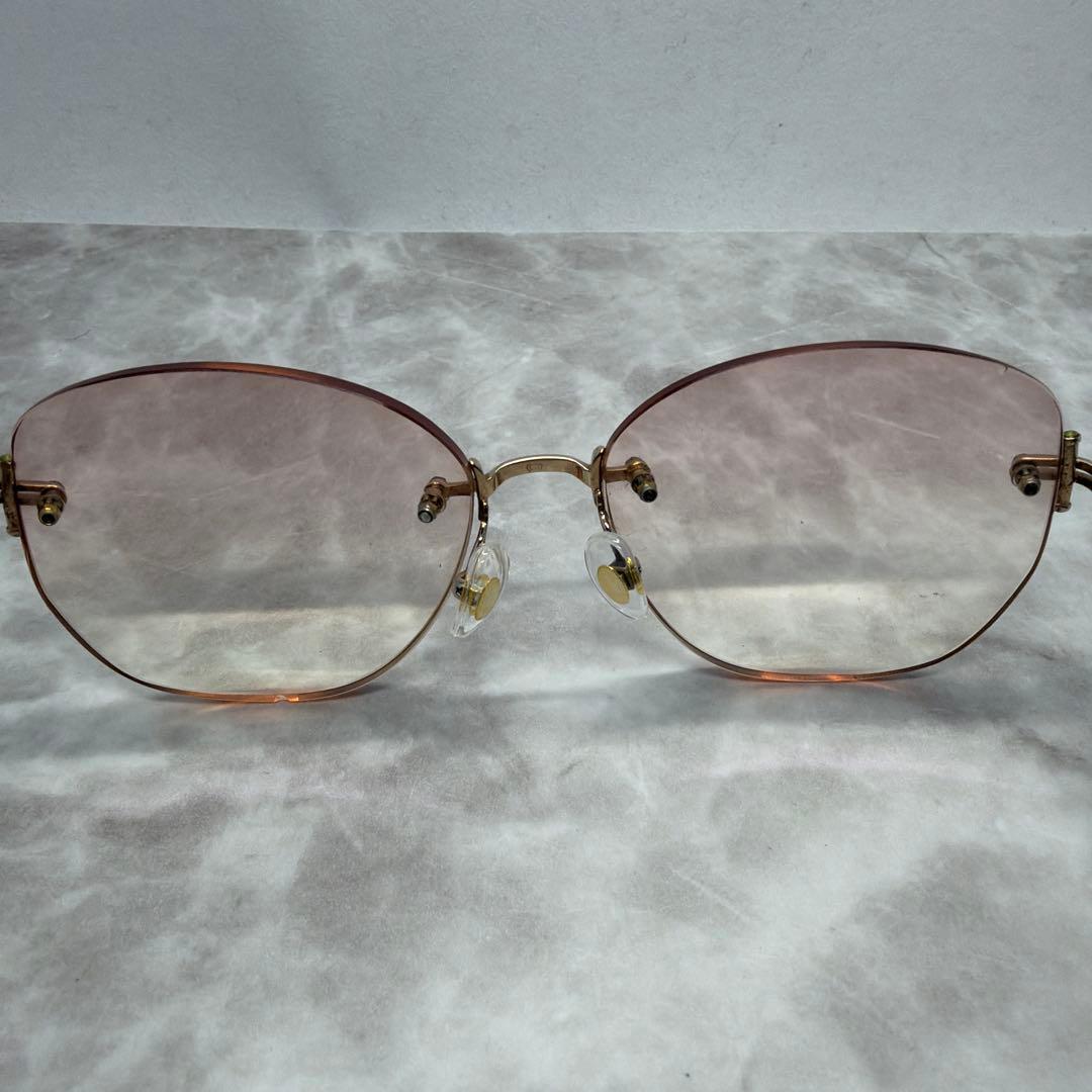 か*ギ様 LOUIS Century ルイスセンチュリー 18K 金 リムレスメ