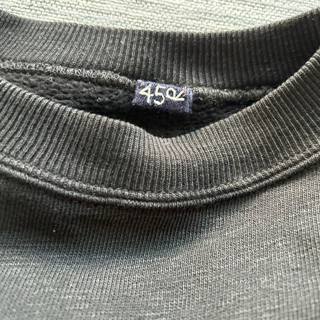 45R プロパティロゴプリント裏毛の908スウェット