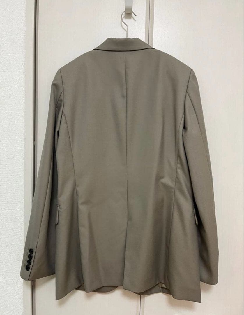 anuans ウールブレンドシングルジャケット KHAKI BEIGE