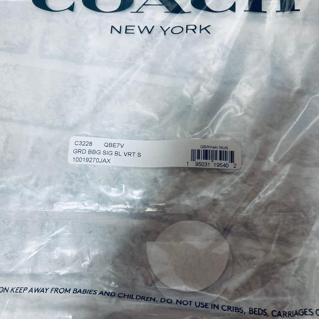 【未使用】COACH ウエストポーチ ボディバッグ シグネチャー c3228