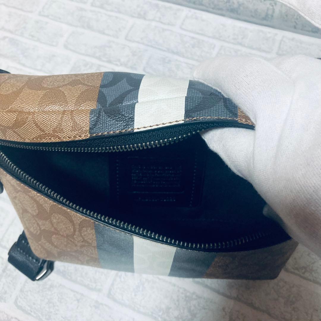 【未使用】COACH ウエストポーチ ボディバッグ シグネチャー c3228