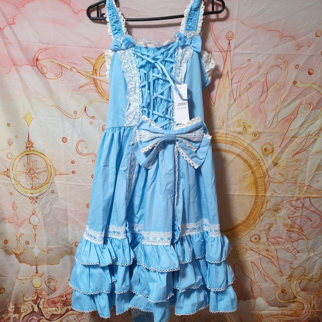 ボディライン　ジャンパースカート　ヘッドドレス　ロリータ　JSK