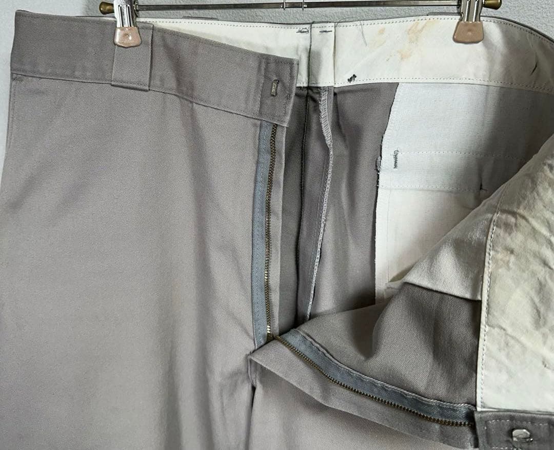 90s 874 Dickies USA製 ヴィンテージ アメカジ バイカー 灰