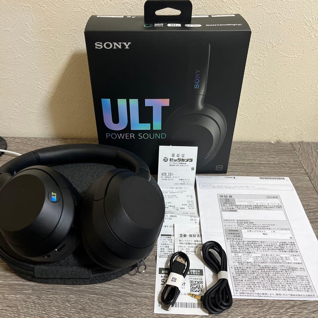 ヘッドホン SONY ULT WEAR WH-ULT900N/BC
