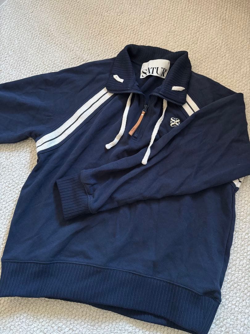 トップス SATUR Lawton Half Zip-up Sweatshirt